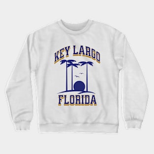 Key Largo Vacation Florida Keys Beach Trip Crewneck Sweatshirt